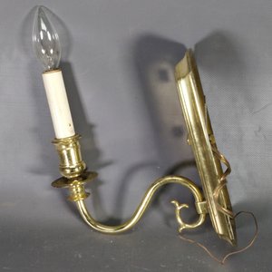 Aplique de Bronce Baldwin para Una Luz, Estilo Clásico - imagen 3