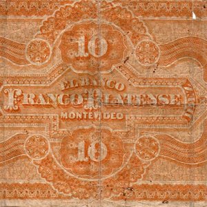 Billetes El Banco Franco Platense de 10 y 20 Doblon - imagen 2