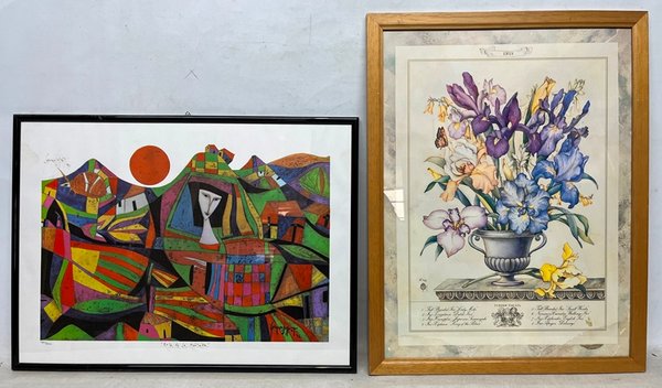 Lote anterior: Pintura y serigrafía de flores