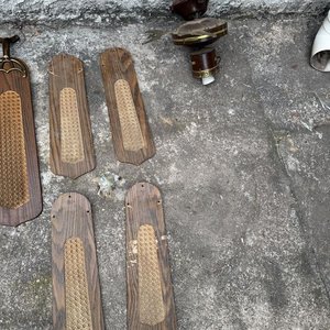 Lote de 3 Ventiladores de Techo Desarmados con Tulipias - imagen 7