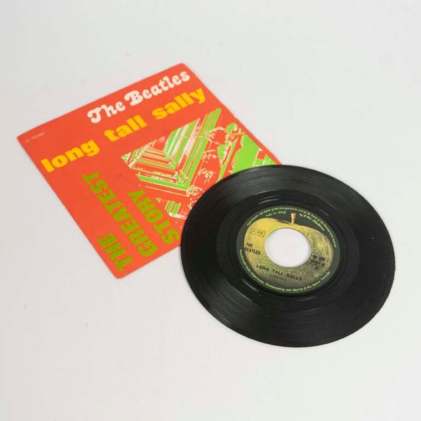 Disco Vinilo Single The Beatles "Long Tall Sally" Serie Especial Coleccionistas Apple EMI Italia