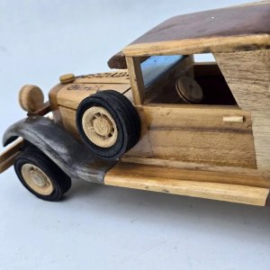 Réplica Artesanal Ford Modelo A 1929 en Madera - imagen 5