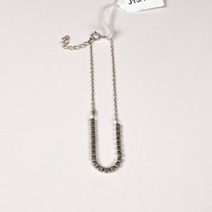 Pulsera de Plata con Circonias, 16 cm - imagen 2