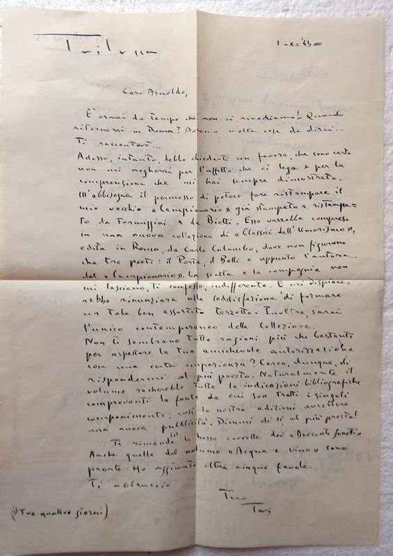 Libro de poesía Le Poesie de Trilussa, primera edición de 1951 - imagen 9