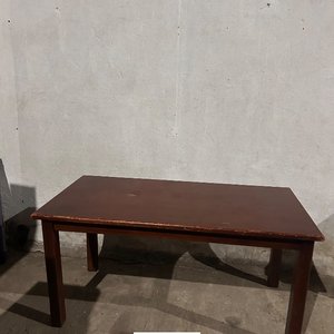Mesa de Comedor Rectangular de Madera Oscura - imagen 5