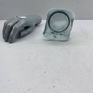 Centro de Mesa de Vidrio Azulado Estilo Murano - imagen 6