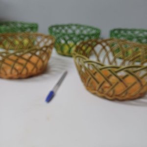 Lote de 100 Paneras Plásticas Decorativas - imagen 5