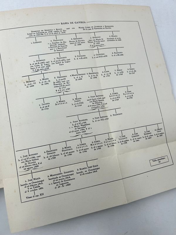 Libro genealogía historia familiar Azarola crónica del linaje - imagen 7