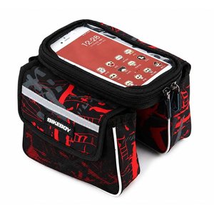 Lote anterior: Alforja para Cuadro de Bicicleta con Estuche para Celular - Negro y Rojo