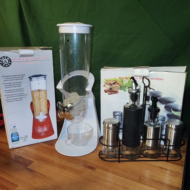 Dispensador de cereales y especiero - Equipo para cocina