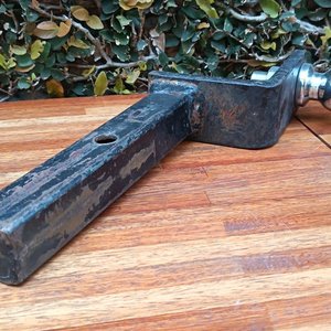 Brazo de Enganche Cromado para Tráiler - Largo 38 Cm - imagen 2
