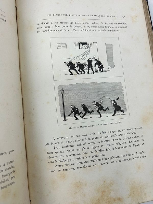 Libro de caricaturas en Alemania 1885 ilustrado edición original - imagen 4