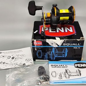 Reel Rotativo Penn Squall 12 (SQL12) con Caja y Accesorios - imagen 2