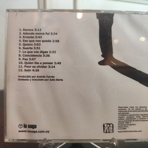 CD "Quiero" de La Saga (2005) - imagen 2