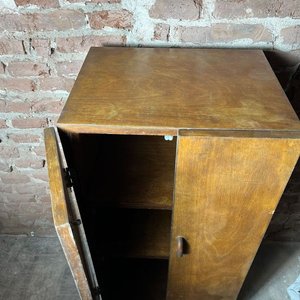 Mueble Auxiliar de Madera con Ruedas y 3 Reparticiones - imagen 5