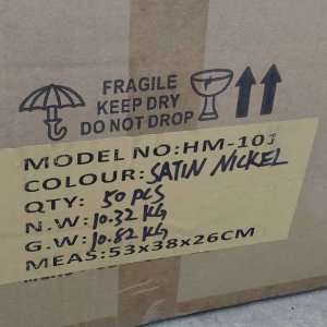 Kit Colgante Metálico para Lámpara E27, Satin Nickel, 50 Unidades - imagen 5