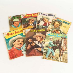 7 revistas comic`s Gene Autry de editorial Novaro. - imagen 1