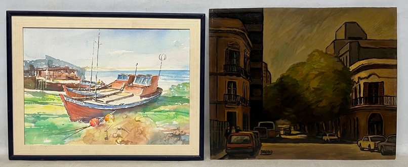 Lote siguiente: Pinturas originales de Bruno y Wilmar Lopez