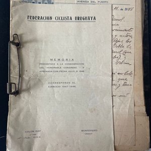Carpeta Federación Ciclista Uruguaya: Actas, Sellos, Reglamentos y Notas de Clubes (1948+) - imagen 8