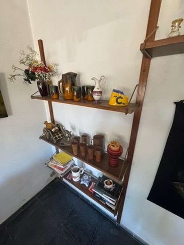 Estantería de madera desarmable con decoración - imagen 2