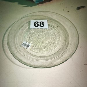 14 Platos Llanos de Vidrio Transparente - imagen 2