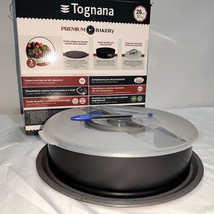 Tortera Desmontable Tognana Antiadherente con Tapa, 26cm, Nueva en Caja - imagen 2