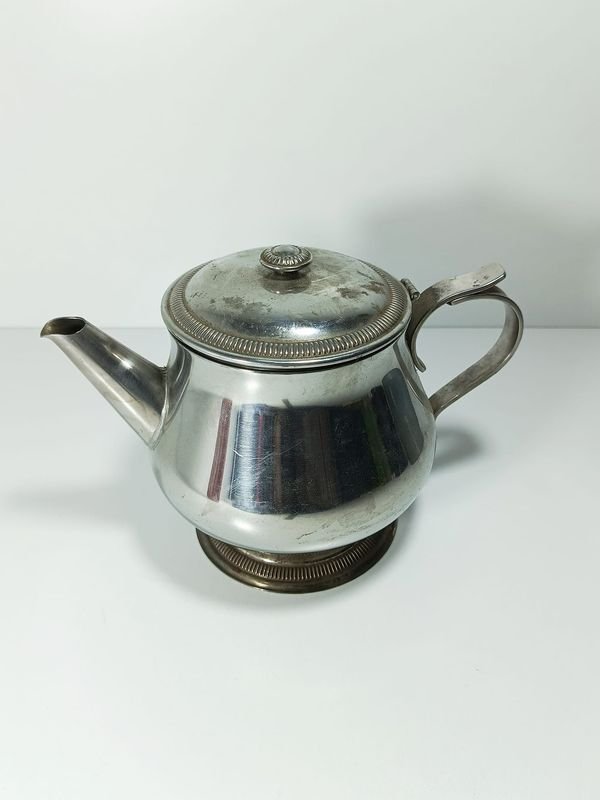 Tetera de Acero Inoxidable con Tapa y Asa