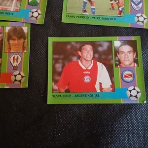 Lote de 7 Figuritas Fútbol Cromy / Upper Deck 1996 - imagen 2
