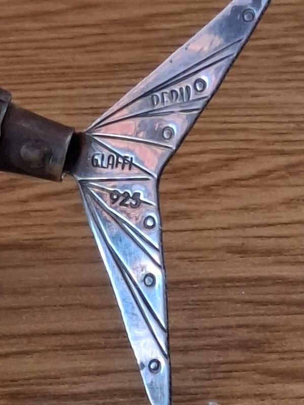 Arte pez de plata articulado de la Coleccion de gLaffi - imagen 4