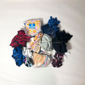 Lote siguiente: Lote de 100 Tapabocas de Tela con Diseños Variados