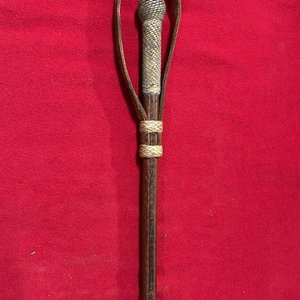 Lote anterior: Rebenque de Cuero y Trama Trenzada, 85.5 cm