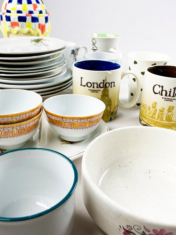 Colección de platos postre, tazas y copetinero - imagen 3