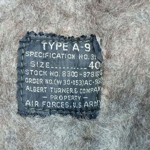 Pantalón de Frío Extremo Tipo A-9 Usado por Tripulaciones de Bombarderos WWII Talle 40 Albert Turner & Co. - imagen 6