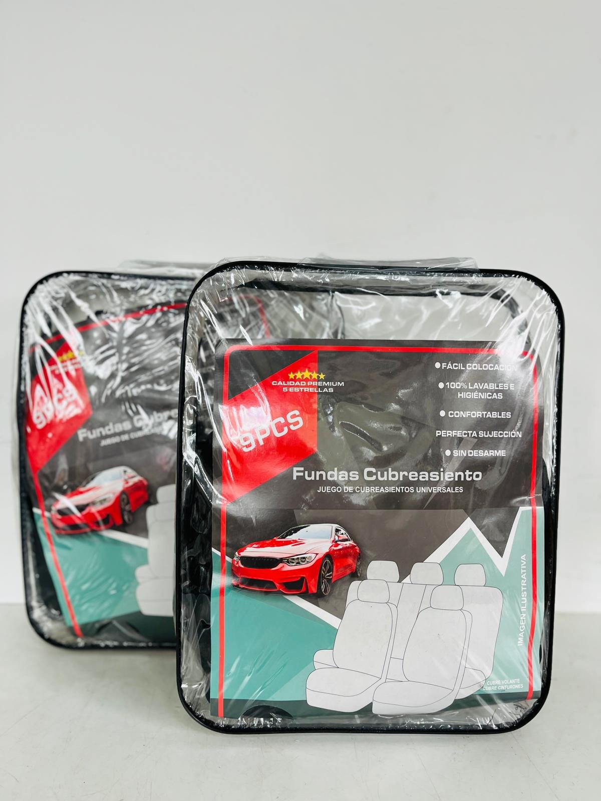Juego de 2 Fundas Cubreasientos para Auto