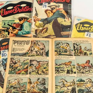4 revistas comic`s El Llanero solitario nùmeros 26, 29, 72 y 80  - imagen 2