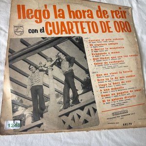 Disco de Vinilo "Llegó la Hora de Reír" con el Cuarteto de Oro - imagen 2