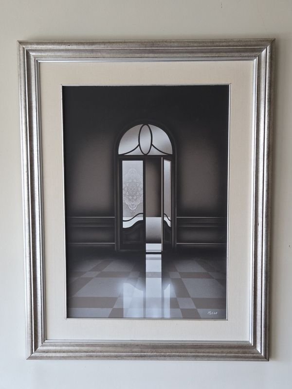 Óleo del artista Enrique Medina - Pintura Geométrica - imagen 2