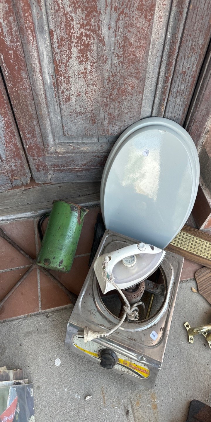 Lote de Varios Artículos Domésticos Antiguos