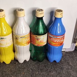 6 Botellas Plástico Coca-Cola Motivo Mundial - imagen 2