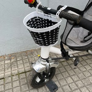 Triciclo Doble "Expert" para Bebés - Gris y Negro - imagen 3