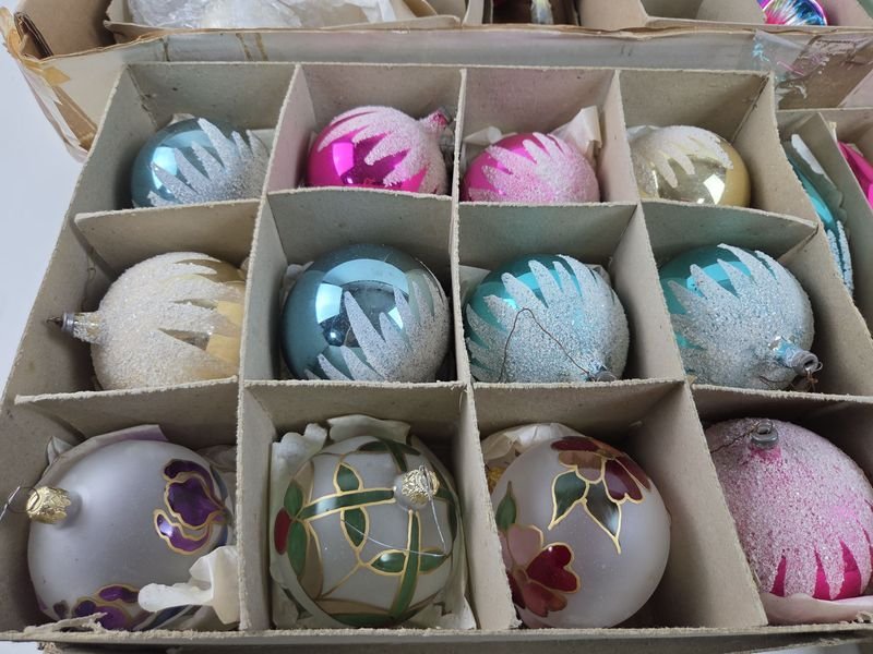 Lotes de adornos de Navidad antiguos y ornamentales - imagen 2