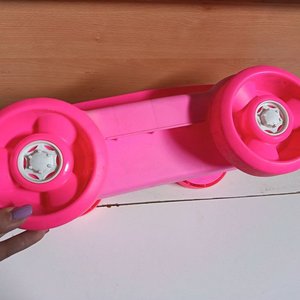 Camioneta Juguete Rosa Plástico - imagen 5