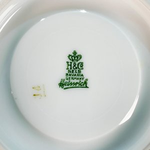 Doce Tazas de Porcelana Bavaria H&C Selb Germany con Platillos - imagen 4