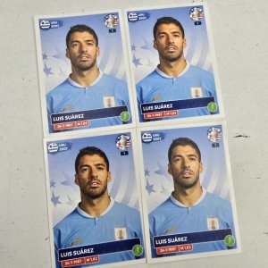 Lote de 4 Figuritas Panini Copa América 2024 de Luis Suárez - imagen 1
