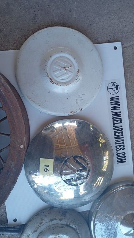 Tazas llanta bocina palanca antigua - Colección de objetos antiguos - imagen 3