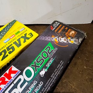 2 Cadenas para Moto DID 525VX3 y RK 520XSO2 - imagen 3