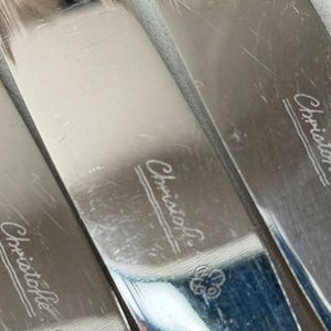 Gran Juego de Cubiertos Christofle de Metal Plateado - imagen 6