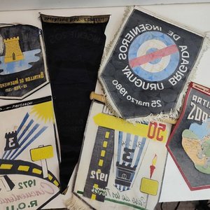 Seis Banderines Militares de Ingenieros Uruguayos - imagen 3