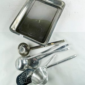 Set de 7 Utensilios de Cocina: Fuente, Espumadera y Cucharón - imagen 2