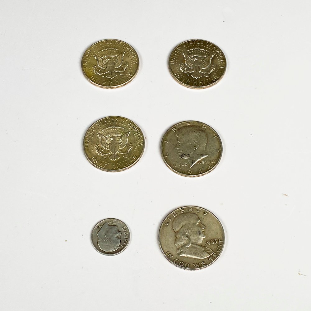 Lote siguiente: Monedas de plata antiguas y coleccionables